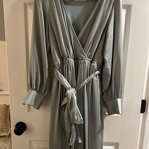 Sage green dress